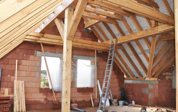 The Drove attic trusses